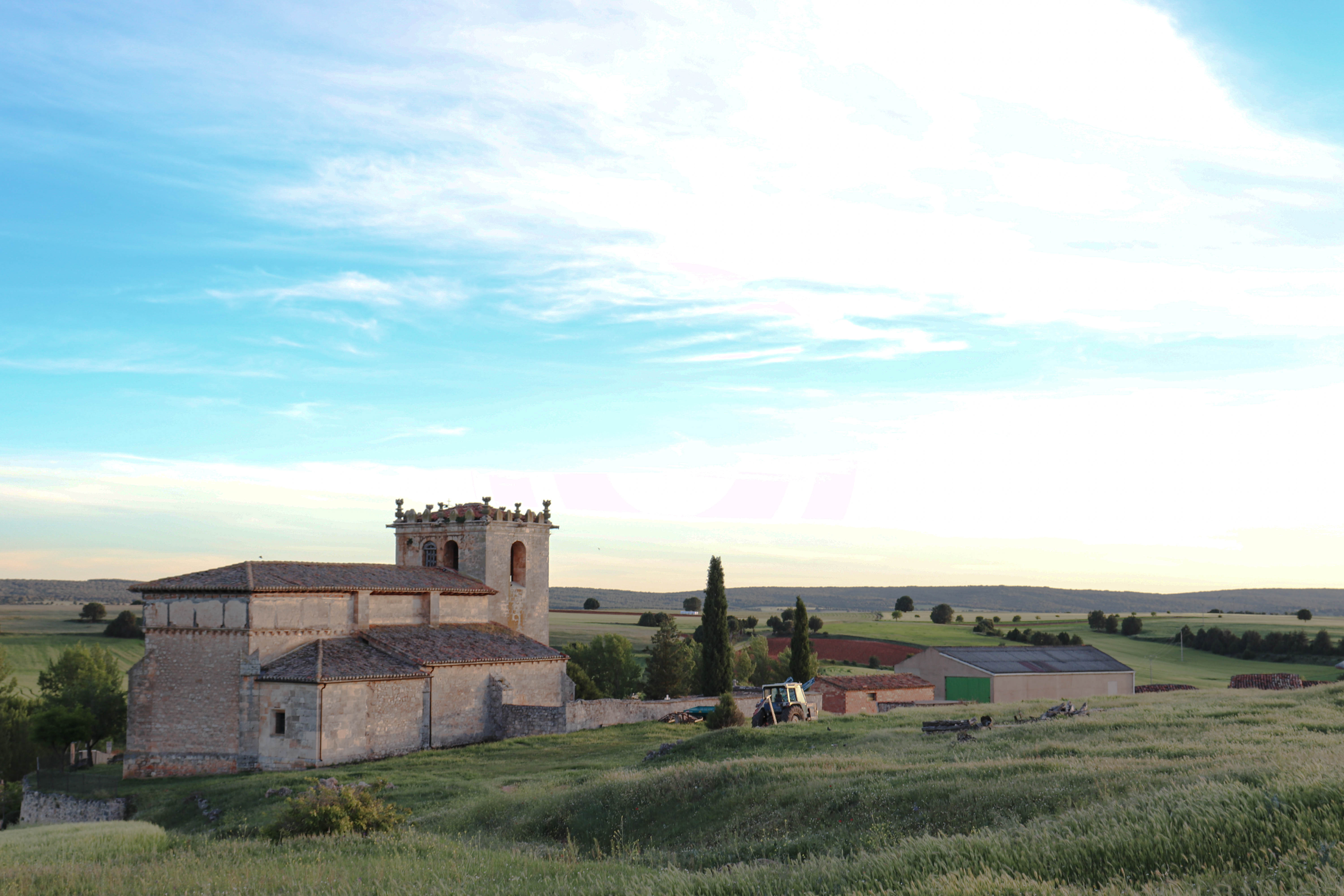 Paisaje de la Iglesia desde atrás